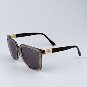 Vogue Women BRAND NEW Sunglasses Transparent Brown Square VO5476SB 29407N54